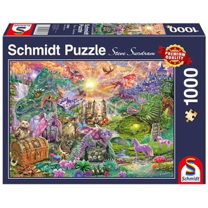 PQ Puzzle 1000 el. Zaczarowana kraina smoków