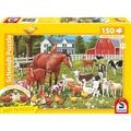PQ Puzzle 150 el. Zwierzęta na wsi
