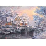 PQ Puzzle 2 x 1000 el. THOMAS KINKADE Lamplight (wiosna/zima)