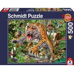 PQ Puzzle 500 el. Atak tygrysa