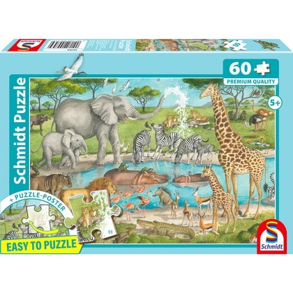 PQ Puzzle 60 el. Zwierzęta Afryki