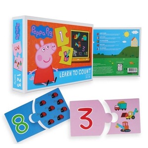 Puzzle 10 układanek 20el Świnka Peppa
