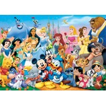 Puzzle 100 el. Cudowny świat Walta Disneya (drewniane)