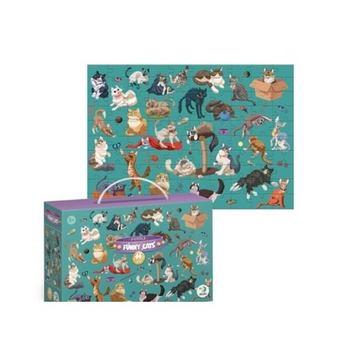 Puzzle 100 Funny Cats