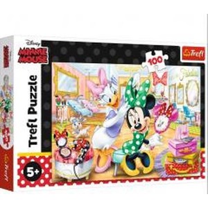 Puzzle 100 Minnie w salonie kosmetycznym TREFL