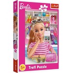 Puzzle 100 Poznaj Barbie TREFL