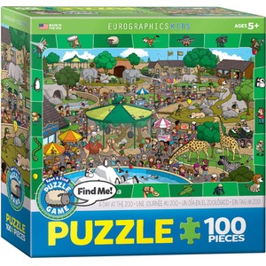 Puzzle 100 Smartkids A Day in the ZOO 6100-0542