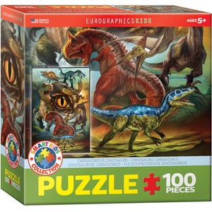 Puzzle 100 Smartkids Carnivorous Dinosaurs 6100-0359