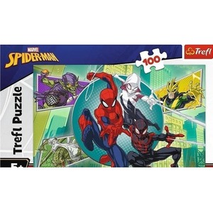 Puzzle 100 Spiderman Pajęczna