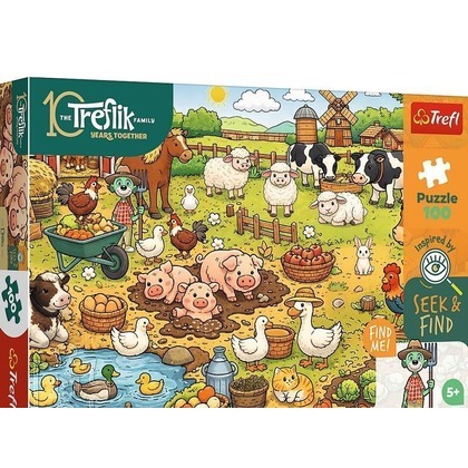 Puzzle 100 Wieś TREFL