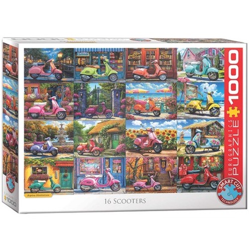 Puzzle 1000 16 Scooters by Chris Bigelow 6000-5916