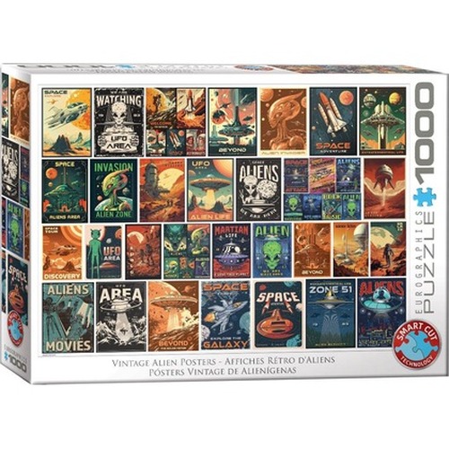 Puzzle 1000 Alien Invasion Collage 6000-5927