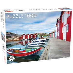 Puzzle 1000 Around the World Northern Stars Fishing huts in Smögen