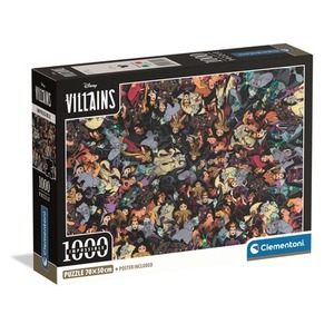 Puzzle 1000 Compact Impossible ! Disney Villains 37518