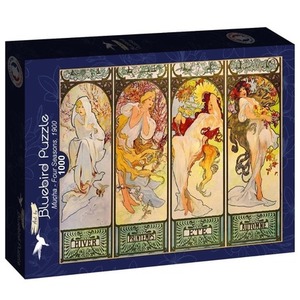 Puzzle 1000 Cztery pory roku, Alfons Mucha,1900