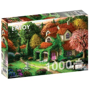 Puzzle 1000 el. Dom w lesie