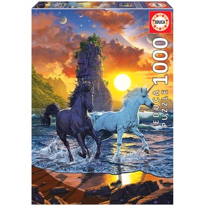 Puzzle 1000 el. Jednorożce na plaży, Vincent Hie