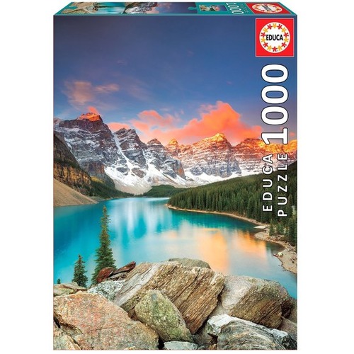 Puzzle 1000 el. Jezioro Moraine / Kanada