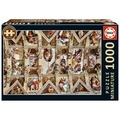 Puzzle 1000 el. Kaplica Sykstyńska, Michał Anioł (miniatura)
