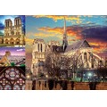 Puzzle 1000 el. Katedra Notre Dame / Paryż (kolaż)