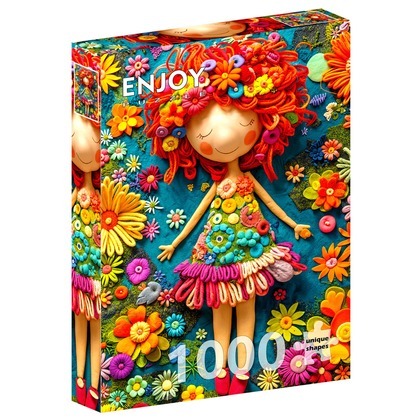 Puzzle 1000 el. Kolorowa lalka