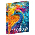 Puzzle 1000 el. Kolorowe pióra