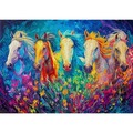 Puzzle 1000 el. Kolorowy galop