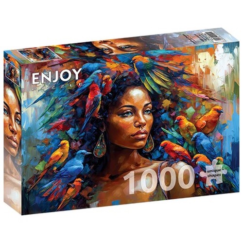 Puzzle 1000 el. Kolorowy pióropusz