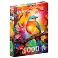 Puzzle 1000 el. Kolorowy ptaszek