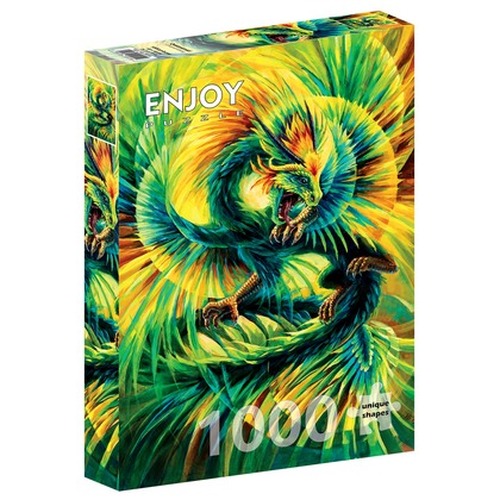 Puzzle 1000 el. Kolorowy smok