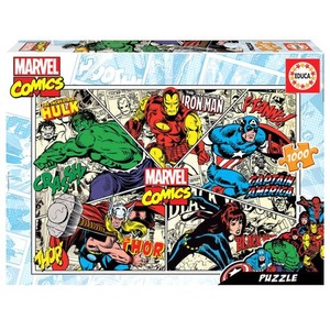 Puzzle 1000 el. Komiksy Marvela