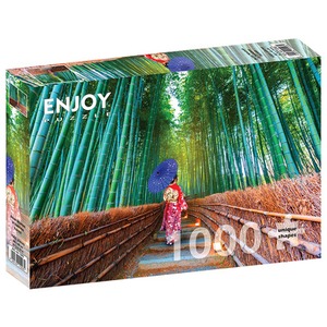 Puzzle 1000 el. Las bambusowy / Japonia