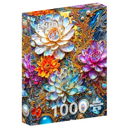 Puzzle 1000 el. Perłowe lilie wodne