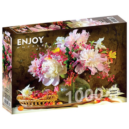 Puzzle 1000 el. Piwonie
