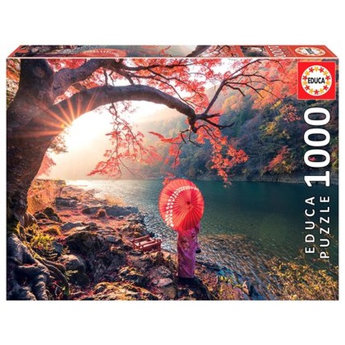 Puzzle 1000 el. Rzeka Katsura / Japonia