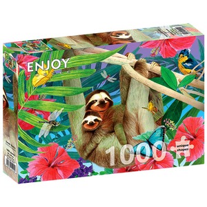 Puzzle 1000 el. Słodkie leniwce