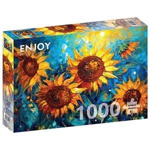 Puzzle 1000 el. Słoneczniki