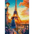Puzzle 1000 el. Spacer w Paryżu / Francja