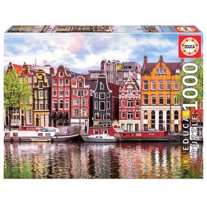 Puzzle 1000 el. Tańczące domy / Amsterdam
