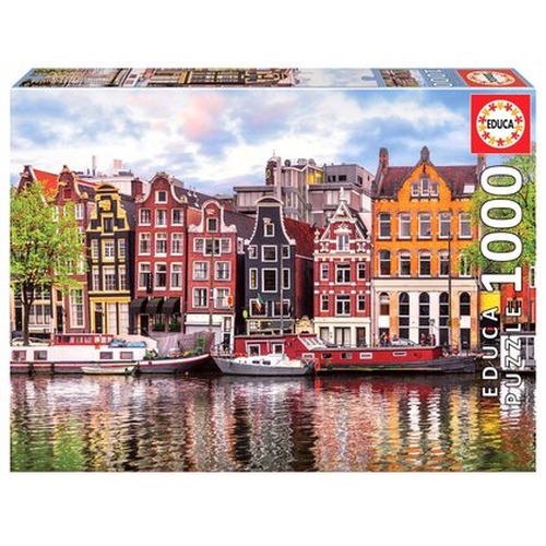 Puzzle 1000 el. Tańczące domy / Amsterdam