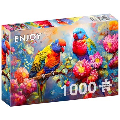 Puzzle 1000 el. Tropikalni towarzysze