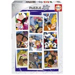 Puzzle 1000 el. Świat bajek Disneya (kolaż)