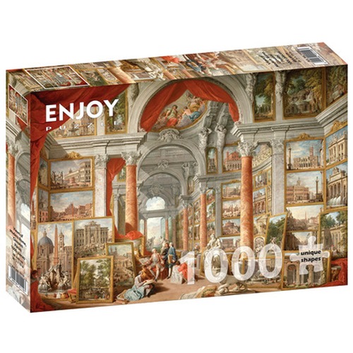 Puzzle 1000 el. Współczesny Rzym, Giovanni Paolo Panini