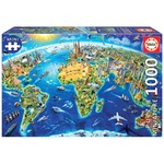 Puzzle 1000 el. Zabytki całego świata (miniatura)