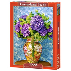 Puzzle 1000 elementów - Bukiet hortensji