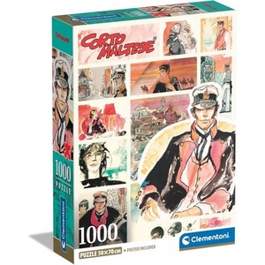 Puzzle 1000 elementów Compact Corto Maltese