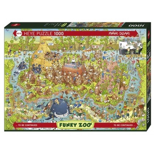 Puzzle 1000 elementów - Funky Zoo, Australia