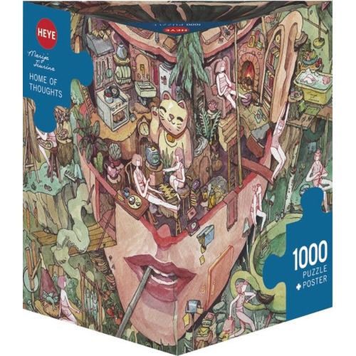 Puzzle 1000 elementów Myśli w głowie