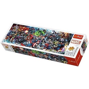 Puzzle 1000 elementów Panorama Marvel The Avengers