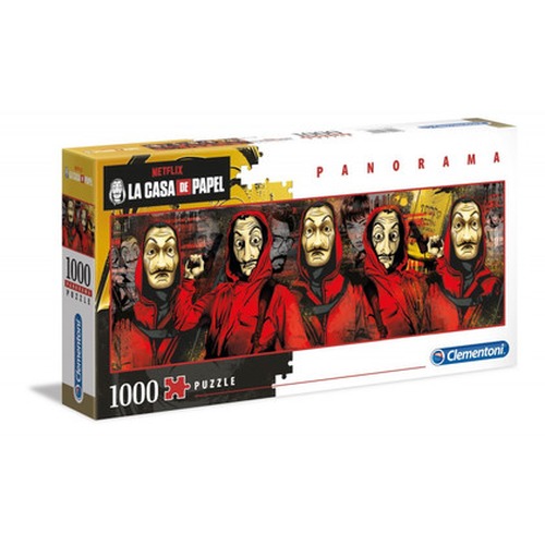 Puzzle 1000 elementów Panorama Netflix Dom z papieru